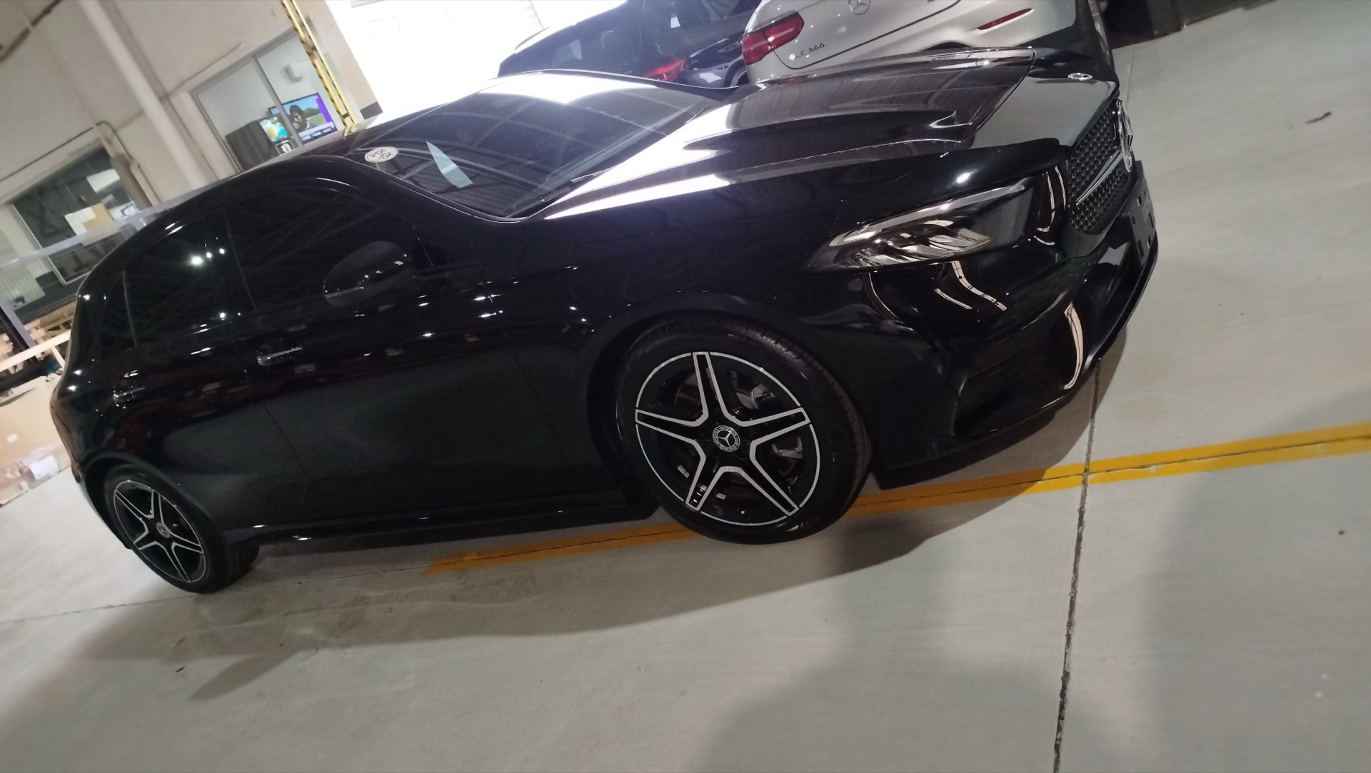 Mercedes Clase A lateral polarizado